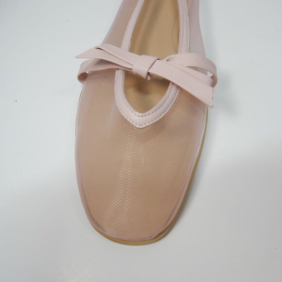 Free People Pink Bow Flats - Picture 8 of 16